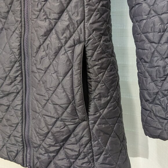 THE NORTH FACE Women's Transit Quilted Down Parka Jacket Long Size XS Gray - Picture 6 of 15